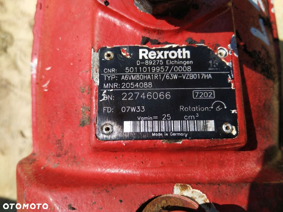 Silnik hydrauliczny Rexroth A6VM80HA1R1/63W-VZB017HA [F41] Weidemann 3006 3110 - 5