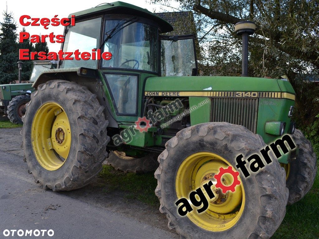 John Deere 3140 części, skrzynia biegów, silnik - 1