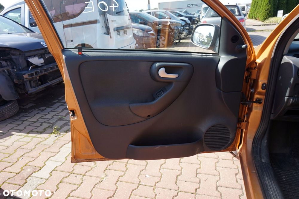 DRZWI PRZEDNIE LEWE CORSA C III 5D HB Z40E  ZŁOTY OPEL 1999-2003 - 10
