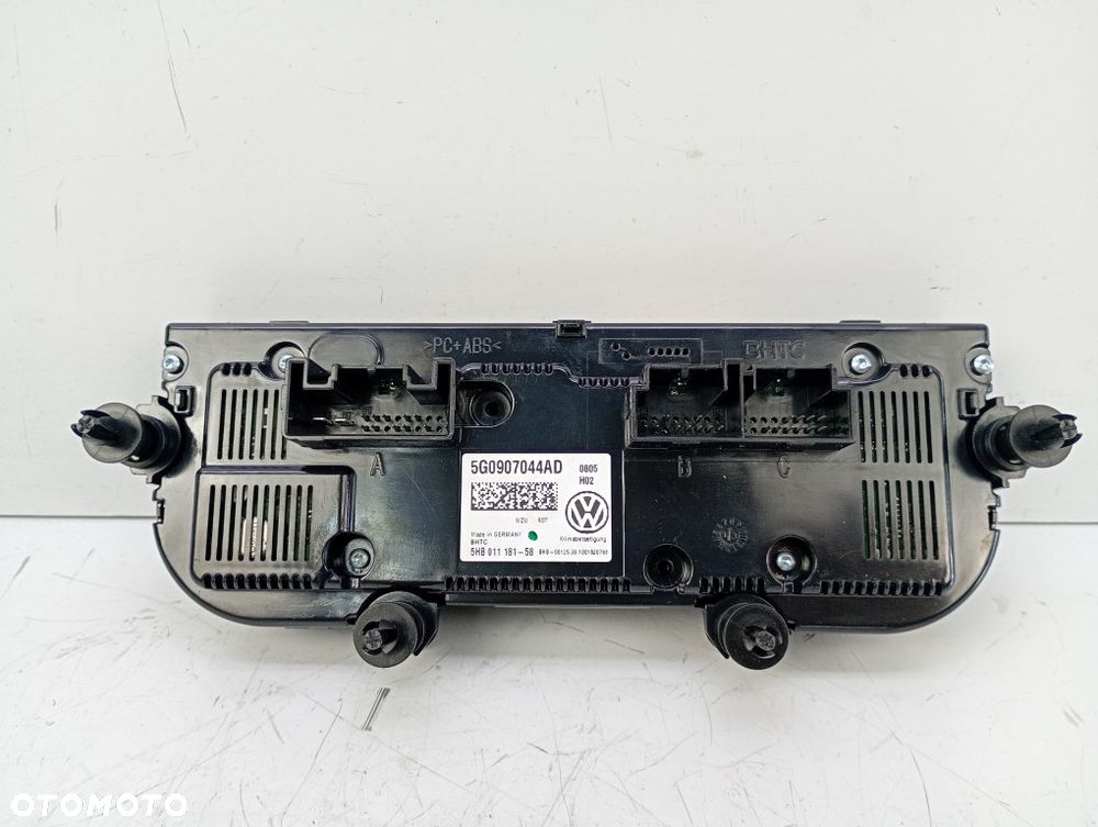 panel sterowania nawiewu z klimatyzacją vw golf VII 7 5G0907044AD - 5
