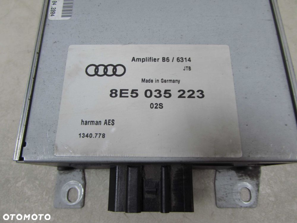 AUDI A4 B6 01-05 WZMACNIACZ ANTENY 8E5035223 - 6