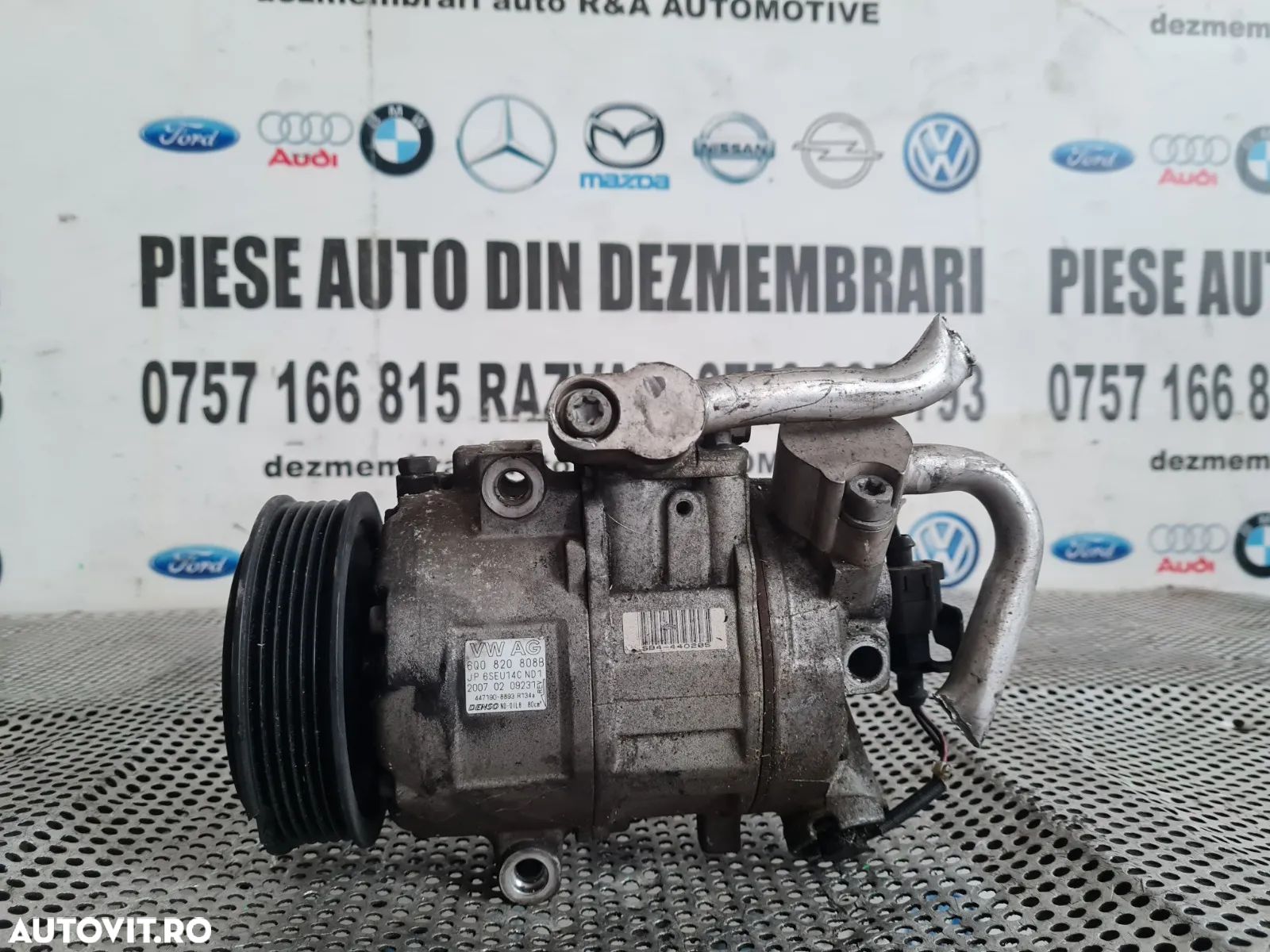 Compresor Clima AC Aer Conditionat Vw Polo 6R Skoda Fabia 2 Praktik Roomster Seat Ibiza Dupa 2008 C - 1