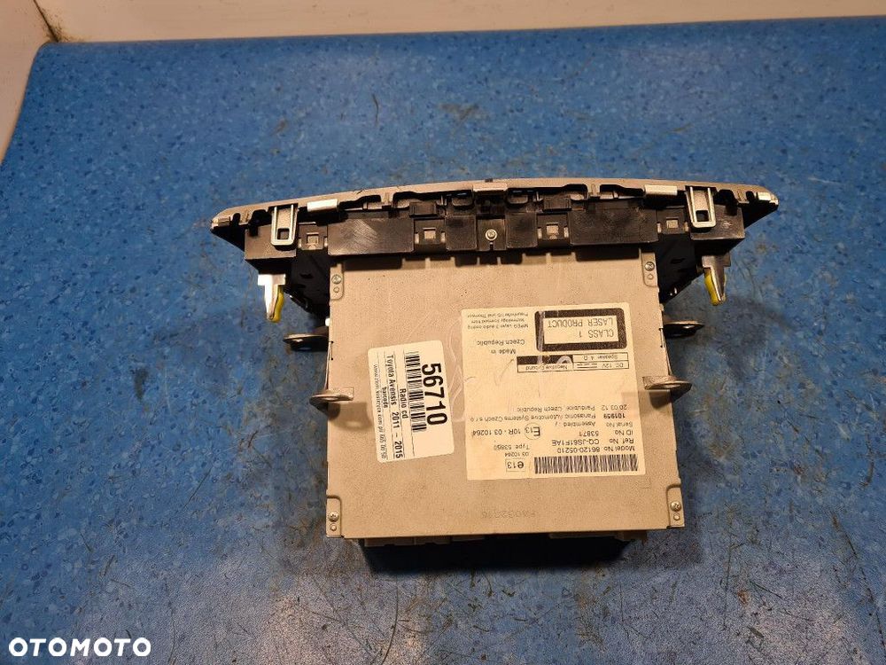TOYOTA AVENSIS T27 LIFT RADIO CD 86120-05210 - 6
