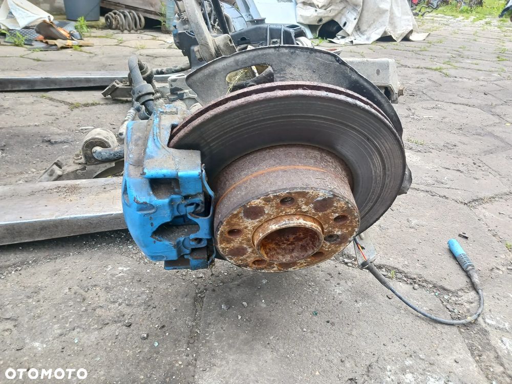 Wózek belka przód przednia BMW E39 3.0D wachacz prawy lewy zwrotnica zacisk drążek stabilizatora - 6