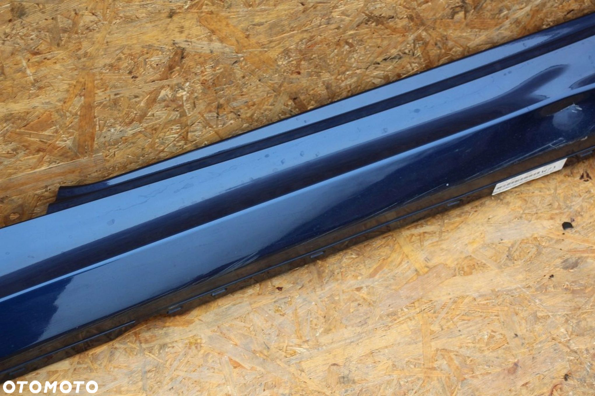 Nakładka progowa progu BMW 1 e82 e88 e81 TIEFSEEBLAU A76 PRAWA - 4