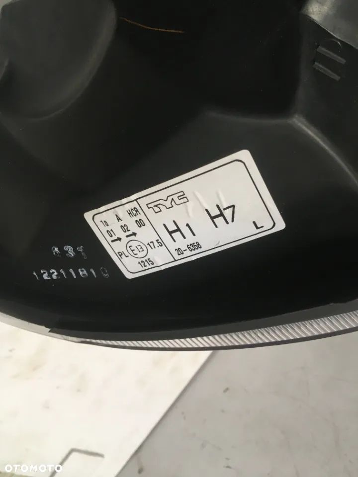 Lampa reflektor REANULT CLIO II CZARNY LIFT lewa - 4