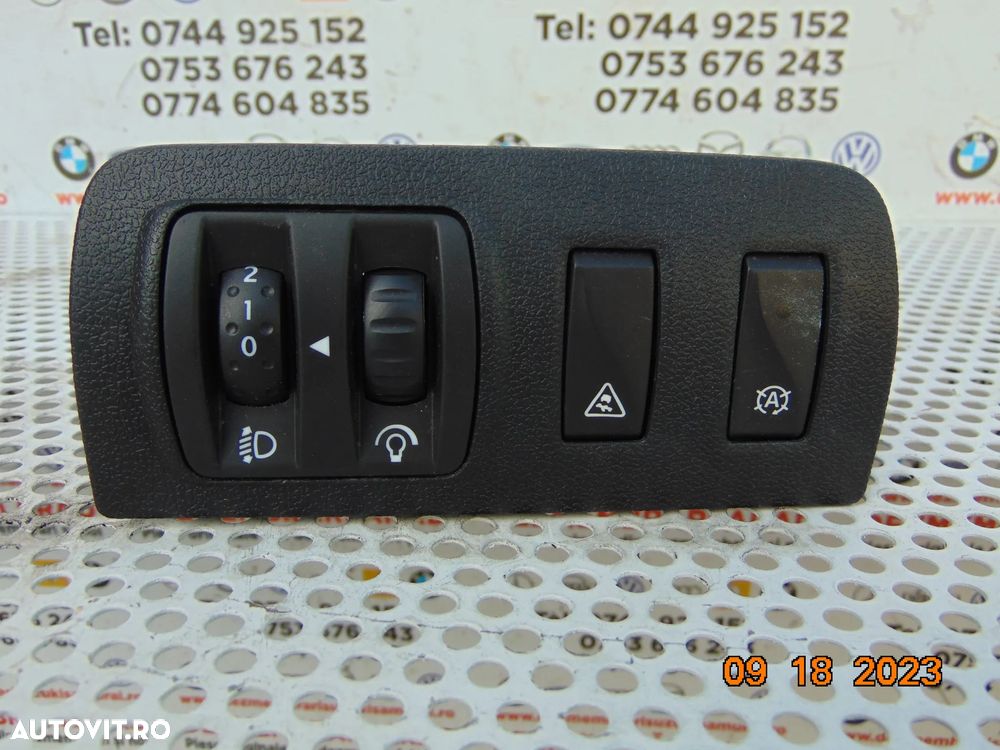 Butoane faruri renault Scenic 3 an 2009-2016 comenzi butoane reglaj faruri lumini esp - 1