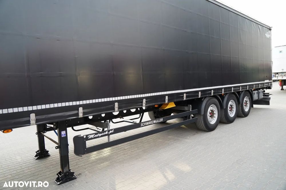 Schwarzmuller CORTINĂ / STANDARD / ACOPERIȘ RIDICAT / AXĂ RIDICATĂ / SAF - 10