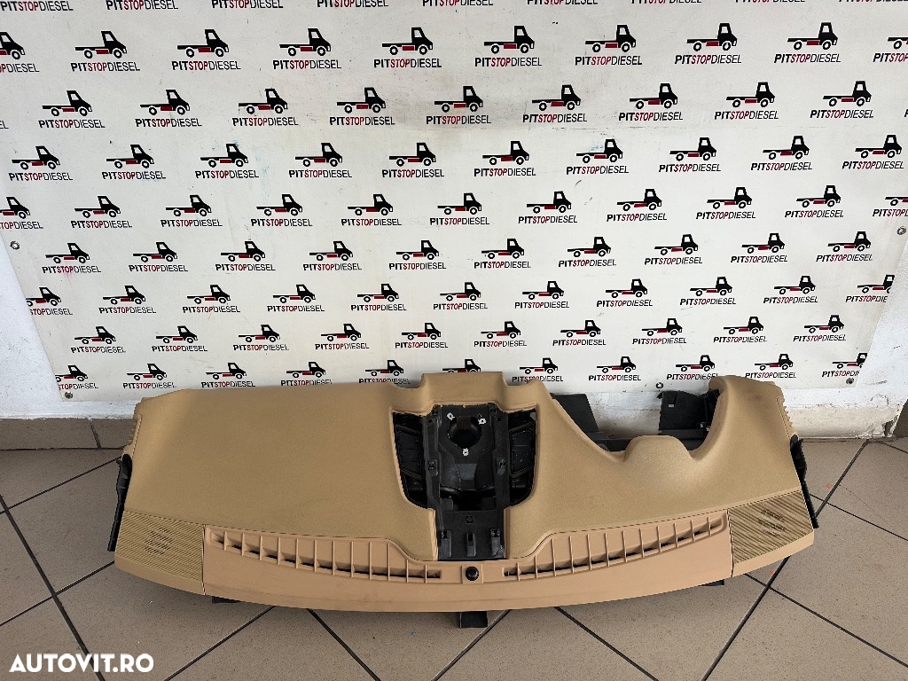 Kit Airbag complet PORSCHE CAYENNE (92A) beige crem plansa bord piele volan centuri cortina airbag 2010-2016 - 2