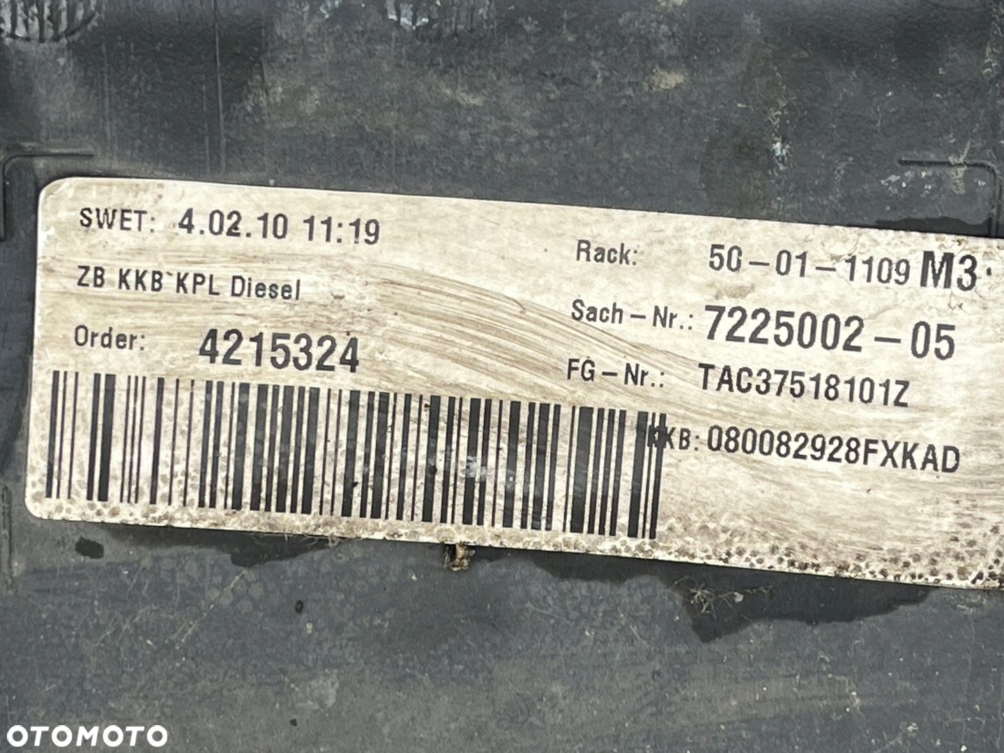 ZBIORNIK PALIWA POMPA BMW 5 F10 F11 3,0D N57 7225002 - 4