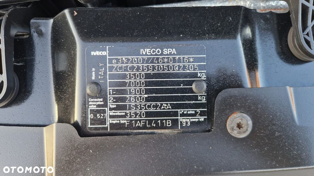 Iveco DAILY 35 Klima Elektryka Tempomat Na Bliźniaku Furgon 3os. Hak Serwis - 20