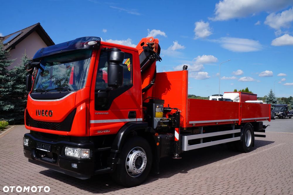 Iveco EUROCARGO 180-280 4x2 SKRZYNIOWY + HDS PALFINGER PK 11.001 SLD  E6 PRZEBIEG 98.000 KM - 4