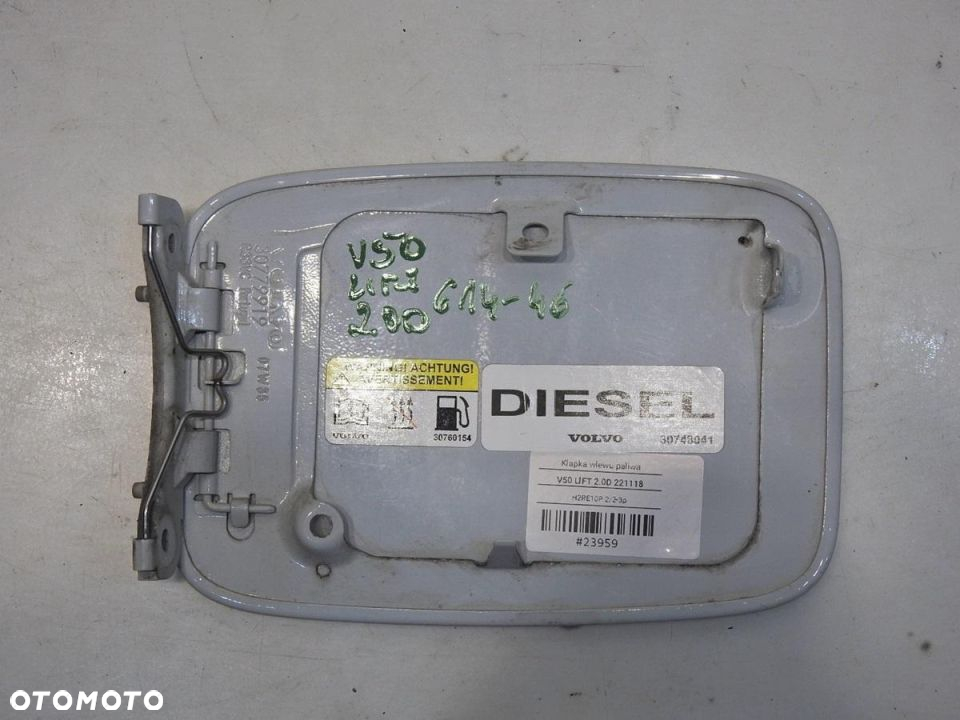 KLAPKA WLEWU PALIWA 614-46 VOLVO V50 LIFT 30748041 - 6