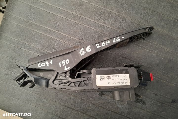 Pedala acceleratie 1K1721503AA 1K1721503AA Volkswagen VW Golf 6 [2008 - 1