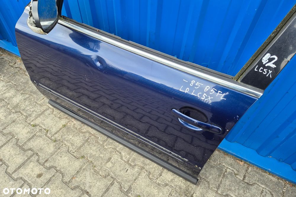 DRZWI PRZÓD LEWY LEWE VW PASSAT B5 FL NIEBIESKI - 5