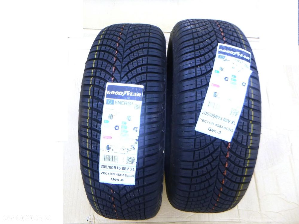 2x nowa opona całoroczna Goodyear Vector 4Seasons Gen-3 205 60 r15 95v - 1