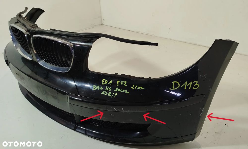 zderzak przedni grill BMW 1 E81 E82 E87 LIFT 07-13 668/9 - 2