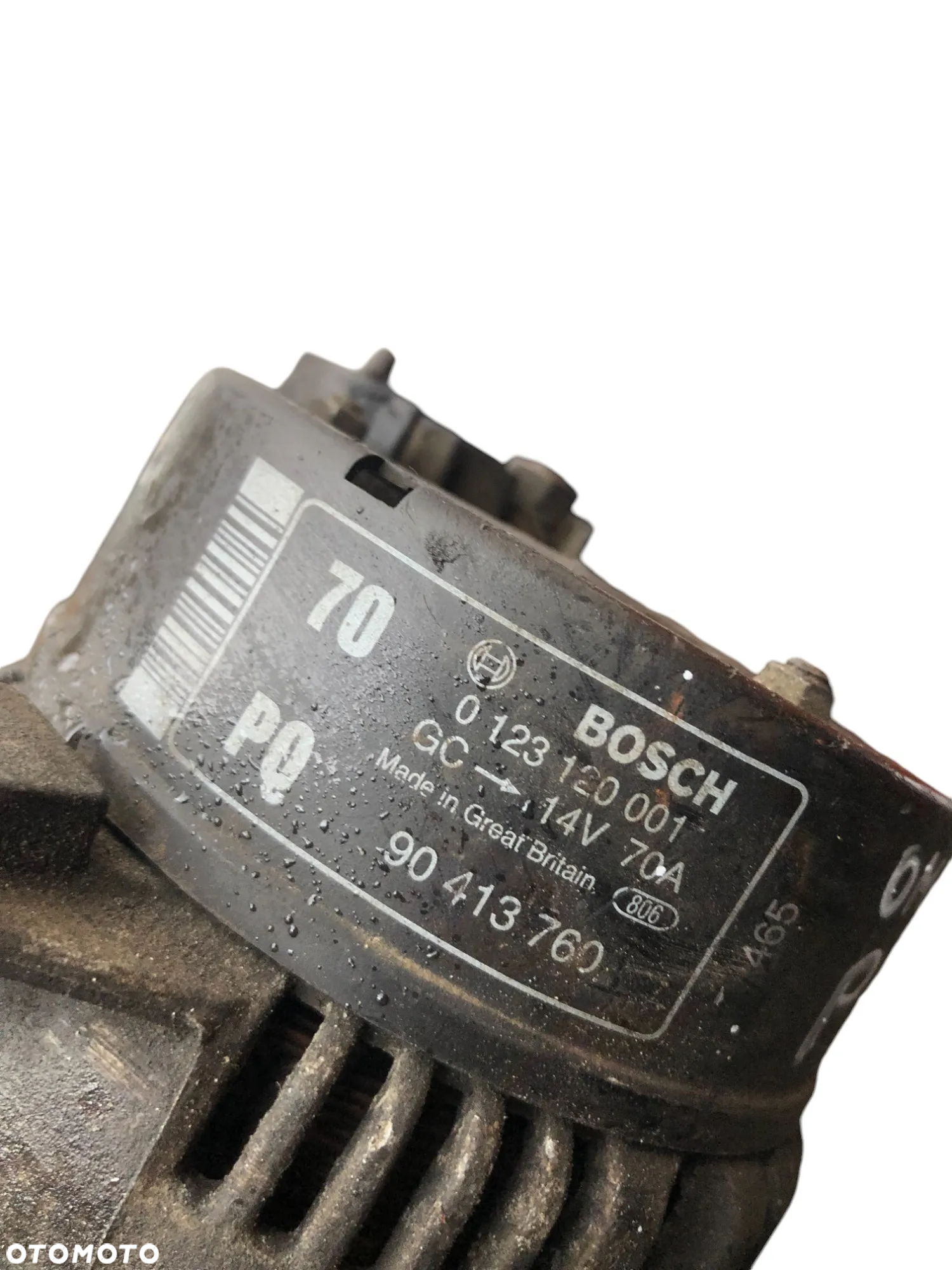 Alternator 6PK 70A 90413760 Opel Vectra B Astra F G 1.6 Benz 0123120001 - Gwarancja Wysyłka - 3