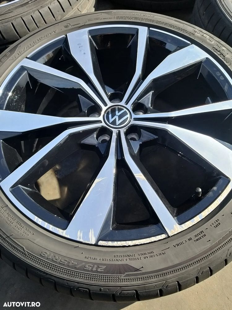 Set jante aliaj r18 cu anvelope vara hankook 215/45r18 vw t cross c11 2g7601025 - 2
