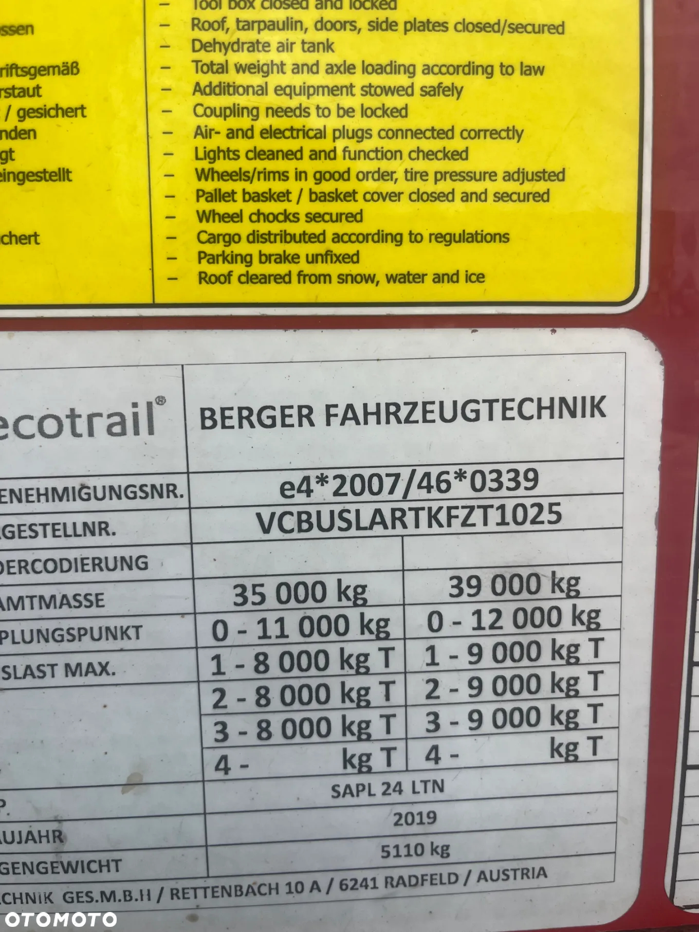 Berger firanka - 6