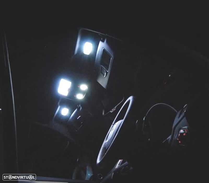 KIT COMPLETO DE 20 LÂMPADAS LED INTERIOR PARA AUDI Q5 2009-2016 - 5