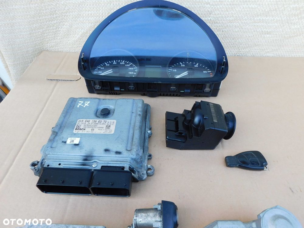 Zestaw Startowy Sprinter 906 2.2 CDI A6461506372 Licznik Stacyjka Kluczyk OEM - 2