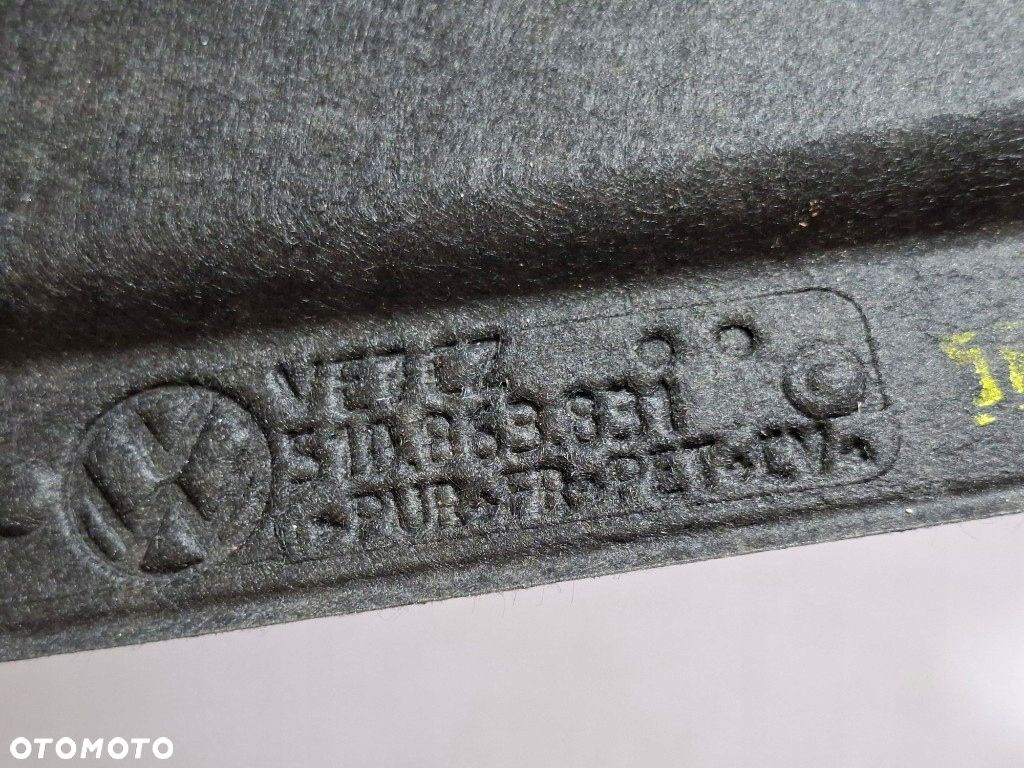 VW GOLF SPORTSVAN WYGŁUSZENIE PODBITKA MASKI  SPINKI ORYGINAŁ 510863831 - 7