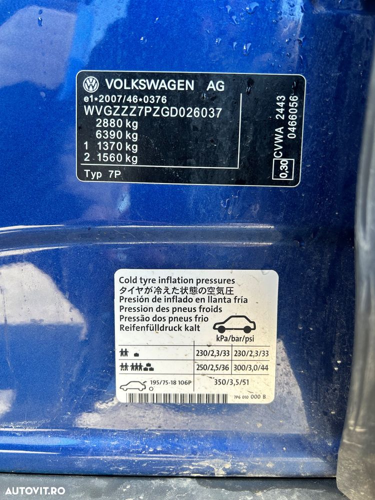 Volkswagen Touareg 3.0 V6 TDI SCR Blue Motion DPF Automatik - 13