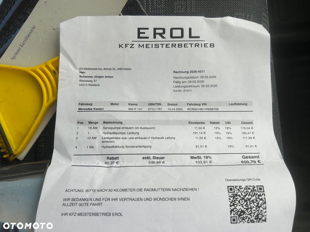 Mercedes-Benz Sprinter 208 - 38