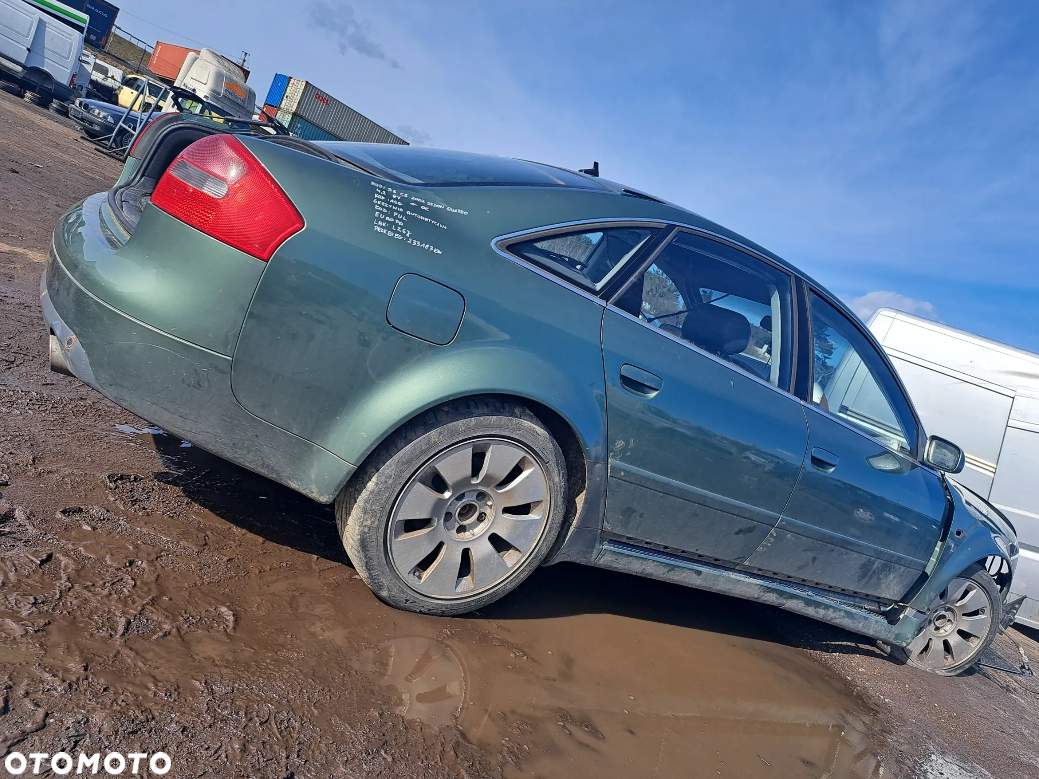 DAWCA CZĘŚCI AUDI S6 C5 2002 SEDAN QUATTRO 4.2 8V ASG LAK LZ6J - 2