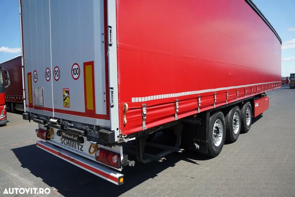 Schmitz Cargobull CORTINĂ / AXĂ RIDICATĂ / ACOPERIȘ RIDICAT / CONTENIER PENTRU PALEȚI - 13
