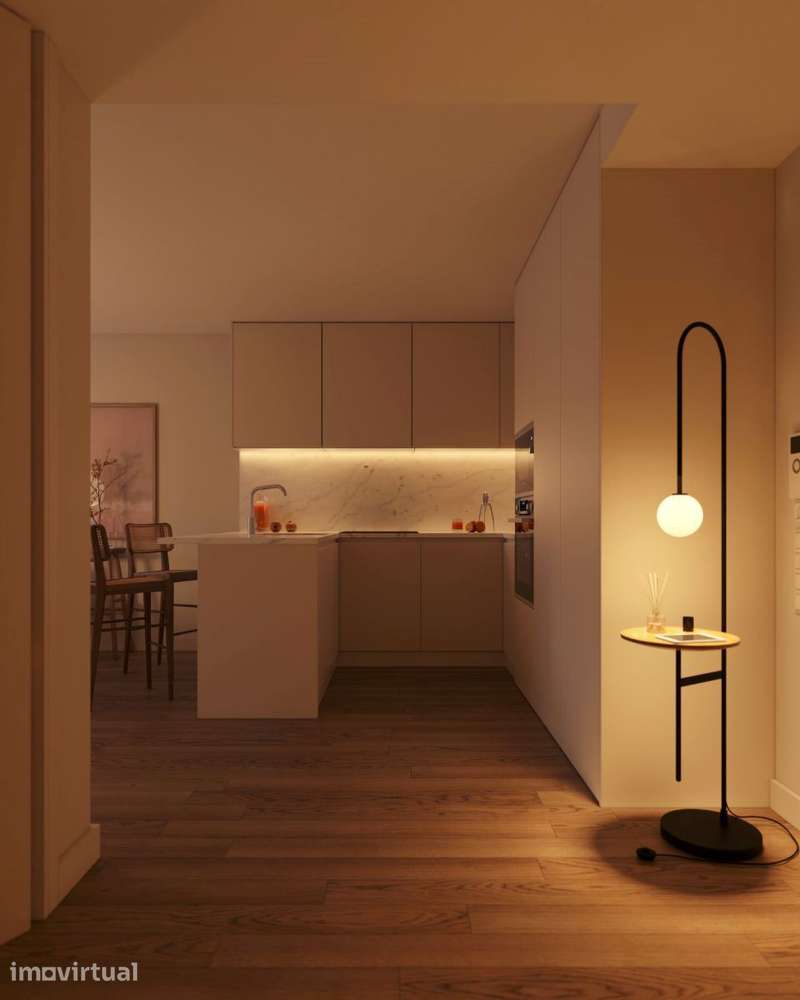 Apartamento T1 com garagem e terraço - Grande imagem: 5/25