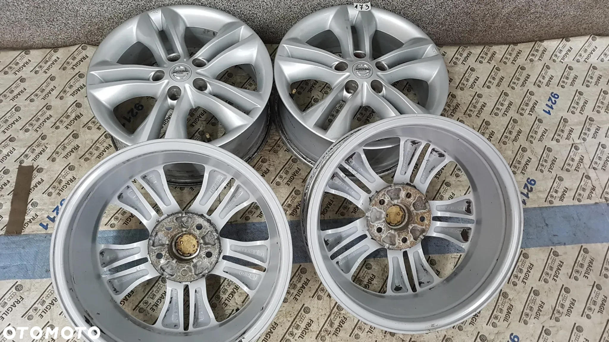 FELGI ALU  ORYGINAŁ NISSAN JUK QASHQAI 5X114,3 6.5JX17 ET40 - 11