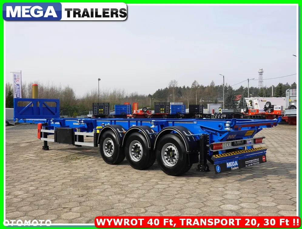 Mega 65 m³ wywrotka na kontener 40 Ft / do 44,0 T DMC zestawu !!! - 7