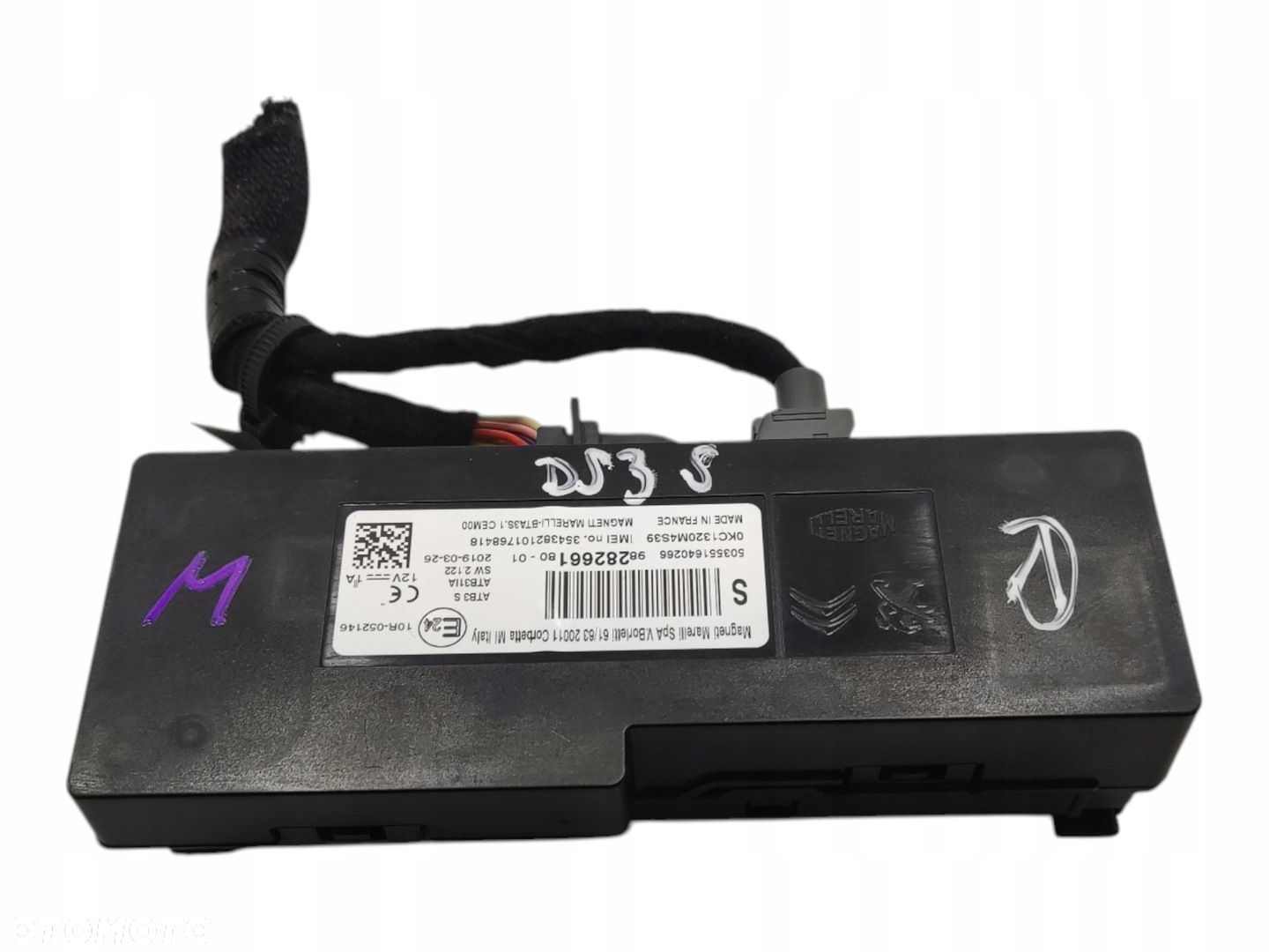 MODUŁ STEROWNIK BLUETOOTH CITROEN DS 3 DS3 CROSSBACK 2019-2022 9828266180 - 1