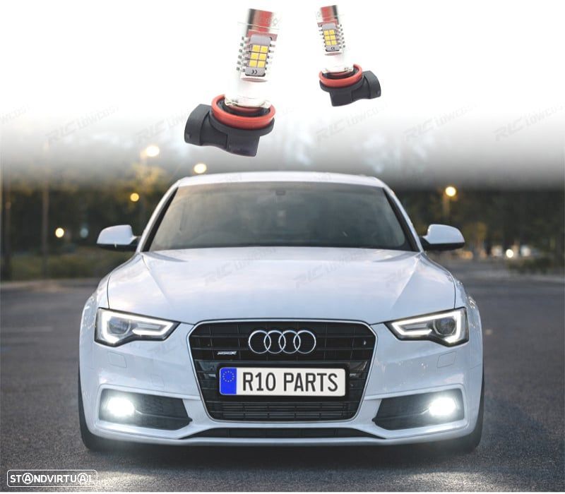 KIT DE LUZES DE NEVOEIRO LED H8 60 WATTS CANBUS - 1