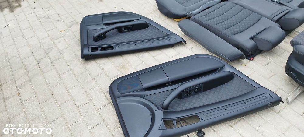 Fotel Fotele Zestaw Welur Czarna Krata Kubełki Grzane Audi A6 C5 Kombi 99 rok Części Blask Gołdap - 14