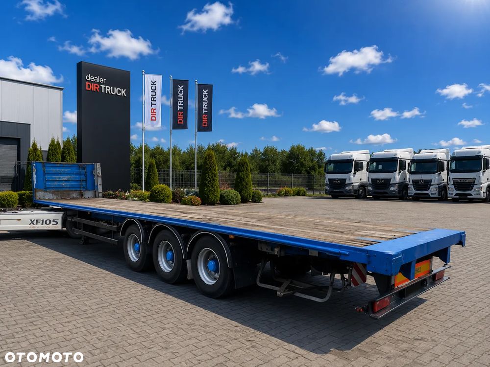 Fruehauf TX 34 Naczepa Ciężarowa PLATFORMA, OSIE SMB, Mocna Podłoga, Hamulce po remoncie ! - 1
