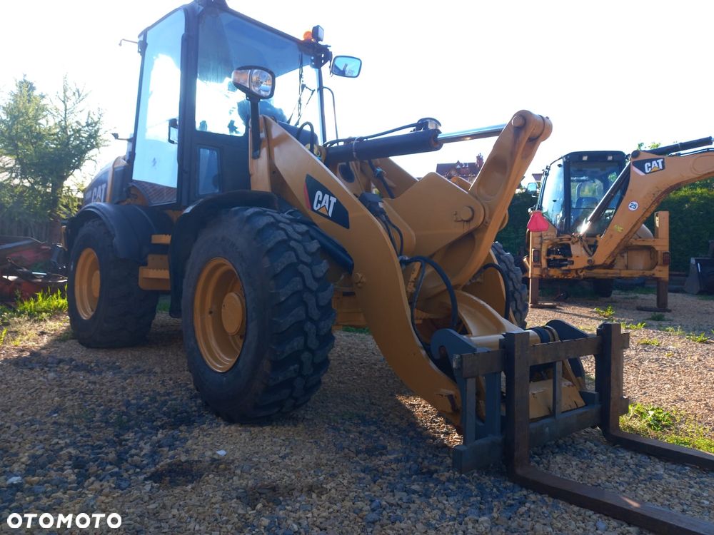 Caterpillar CAT 908H 4x4 z niemiec 2011r szufla widły szybkozłacze - 2