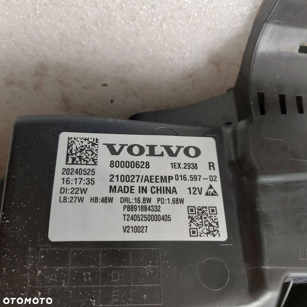 volvo ex30 full led komplet lamp przednich 80000401/ 80000628 - 6