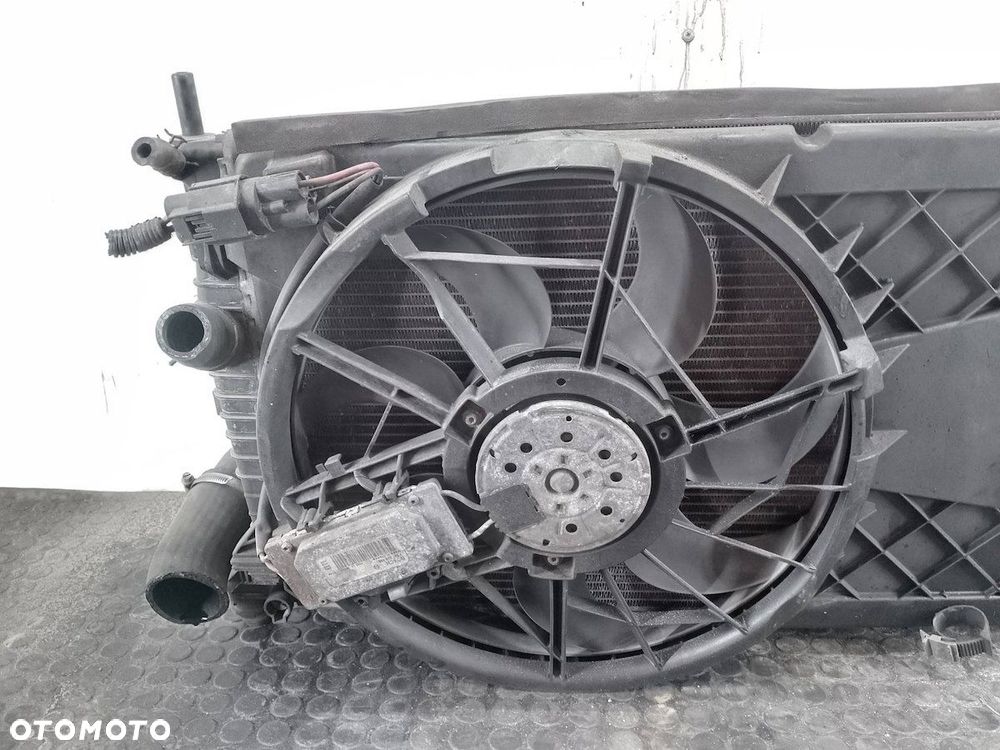 ZESTAW CHŁODNIC WODA KLIMA INTELCOOLER WENTYLATOR VOLVO V50 4N5H-19710-BD - 7