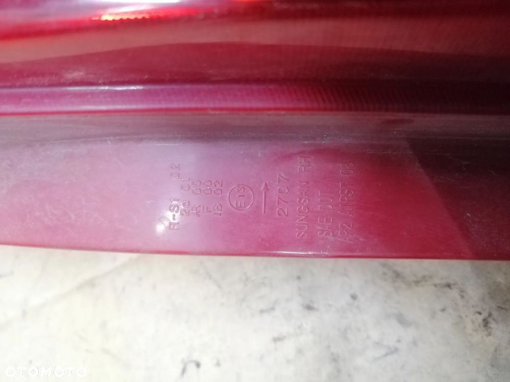 Chevrolet Aveo T250 HB 5D lampy tylne komplet EU - 2