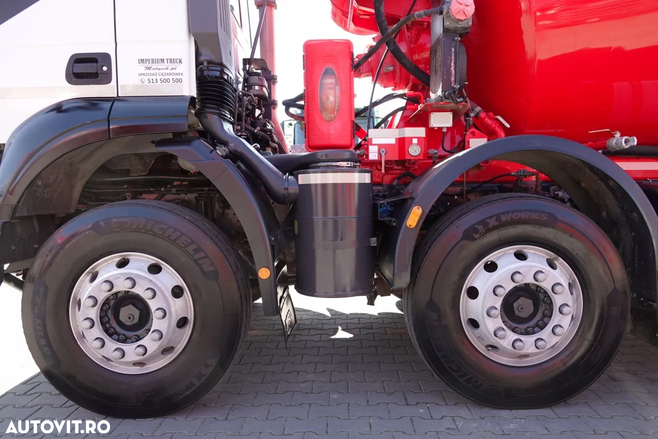 Scania TRAKKER 410 / 8X4 / BETONĂ 9 M3 / PUTZMEISTER / EURO 6 - 20