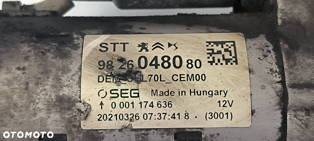 ROZRUSZNIK CITROEN JUMPER III LIFT L3 H3 9826048080 - 2