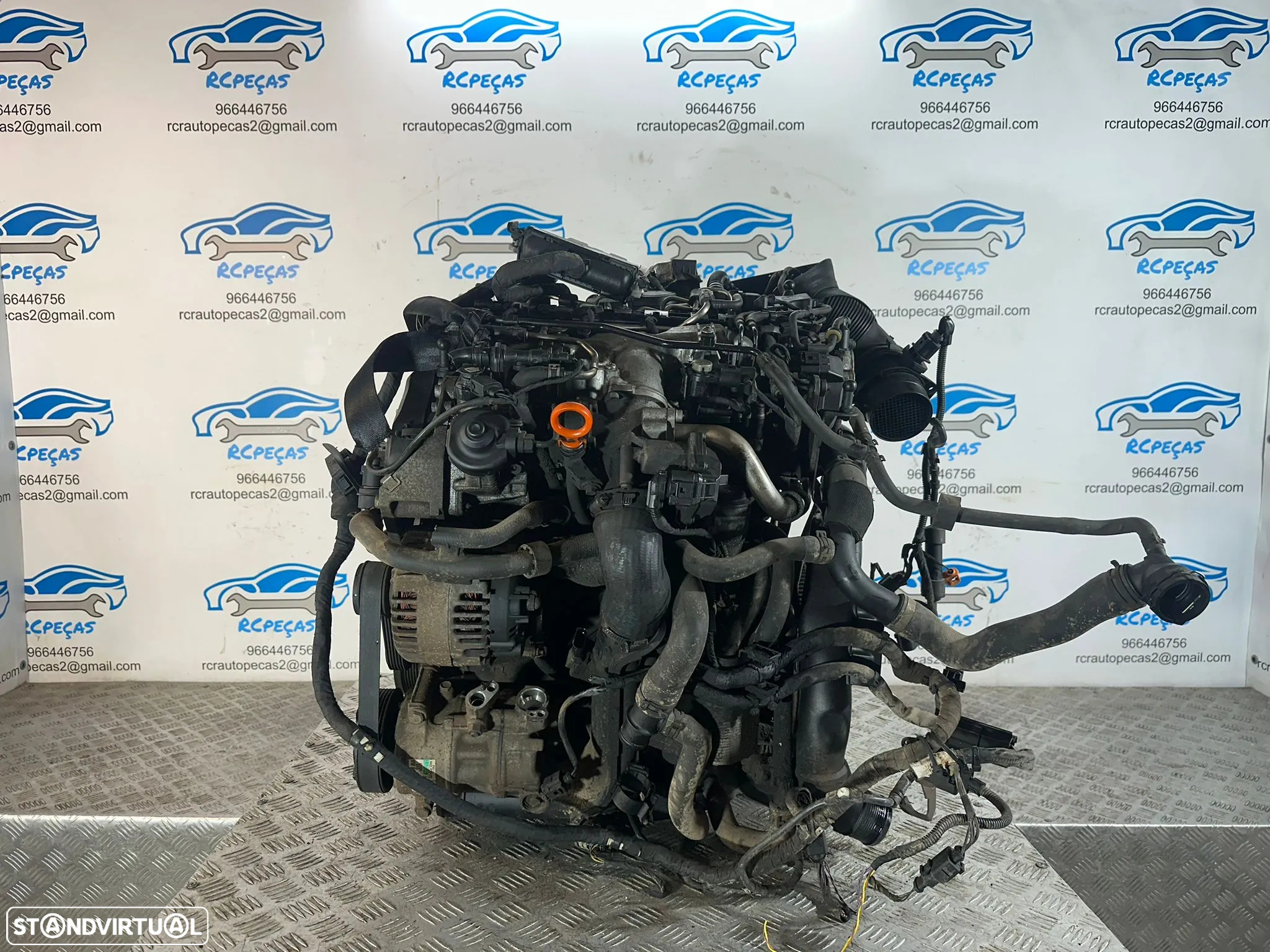 .Motor Completo VW Volkswagen Audi CBD 2.0TDi 16v 143cv Bosch 2007 - 2015 - 6