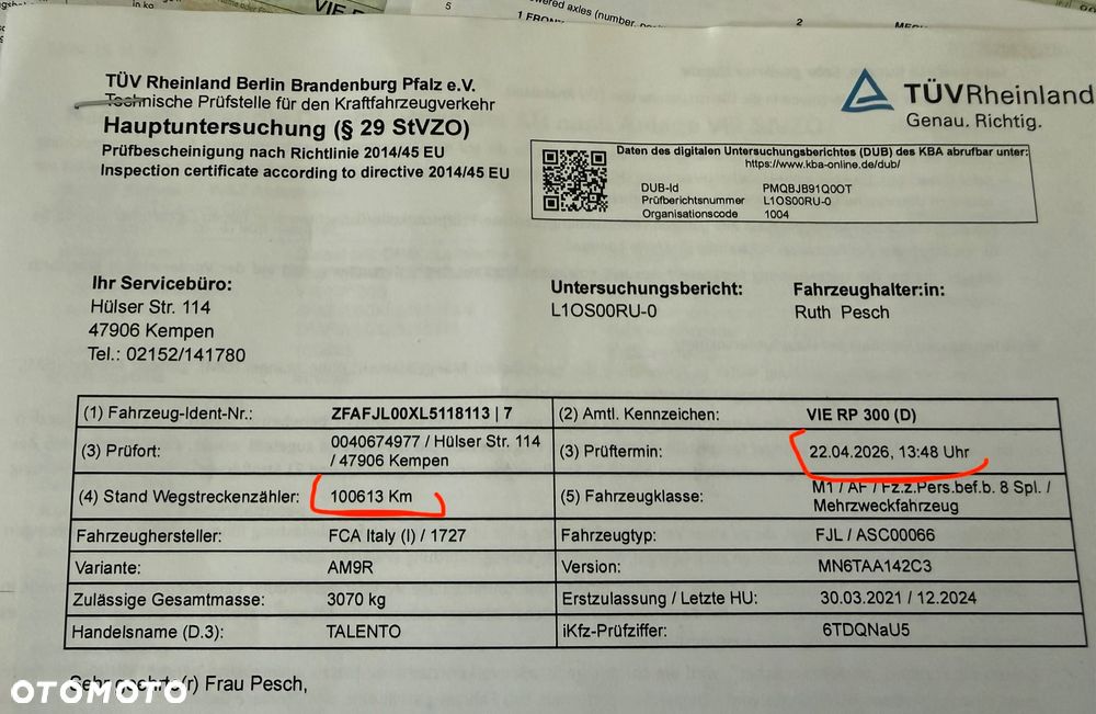 Fiat Talento L2H1 S&S LKW Basis - 22