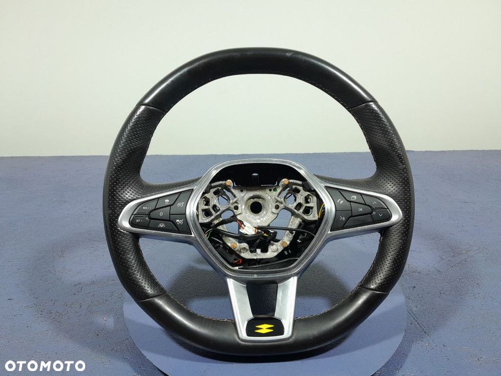 RENAULT ARKANA RS LINE 20-23 KIEROWNICA SKÓRZANA GRZANA 484004761R - 1