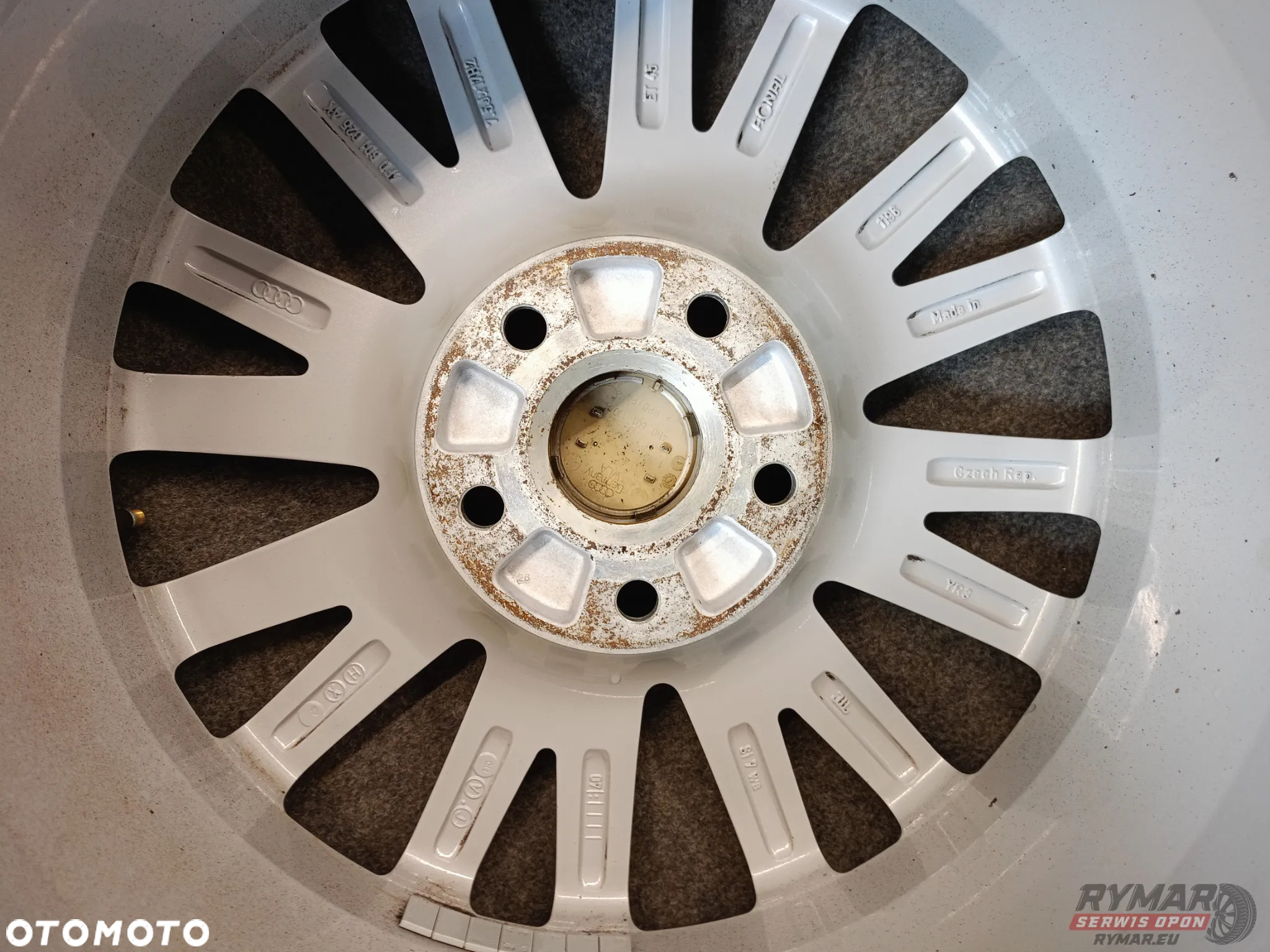 ŚLĄSK ALUFELGI 7.5X17" 5x112 ET45 ORYGINAŁ VW AUDI SEAT SKODA KOMPLET - 6