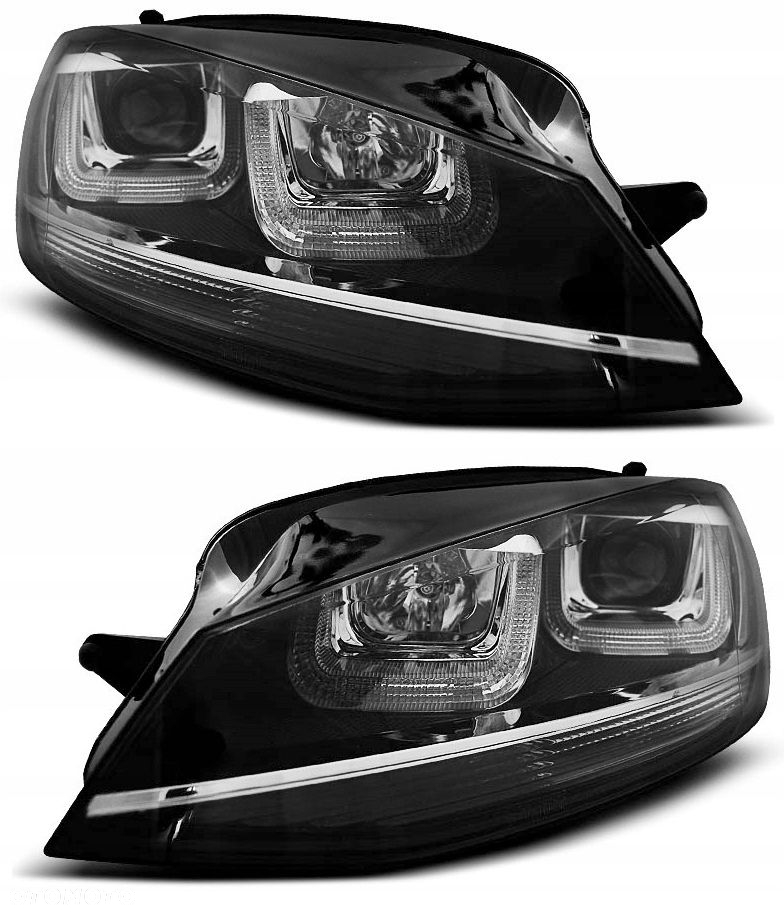 Reflektor Lampa kp Xenon-look h7 soczewka GTI Tuning VW Golf VII 7 5g 2012- - 2