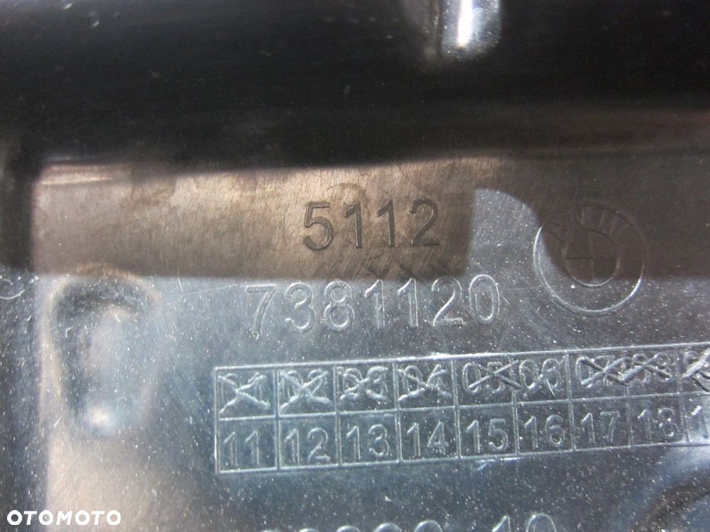 BMW X1 F48 MOCOWANIE ŚLIZG ZDERZAKA TYLNEGO PRAWY TYŁ 7381120 51127381120 - 8